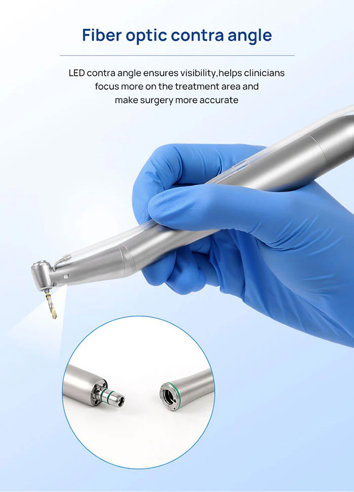 YAHOPE IMPLANT Surg Dental Implant Machine Brushless Surgical Motor with 20:1 LED Contra-angle